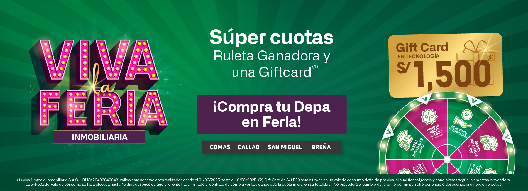 ¡EN VIVIA ESTAMOS DE FERIA!